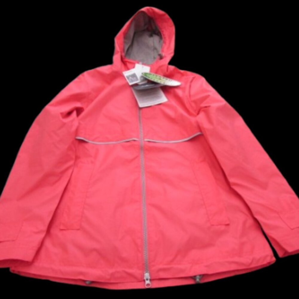 Charles River Apparel Women's Englander Waterproof Raincoat Jacket Coral Reflect